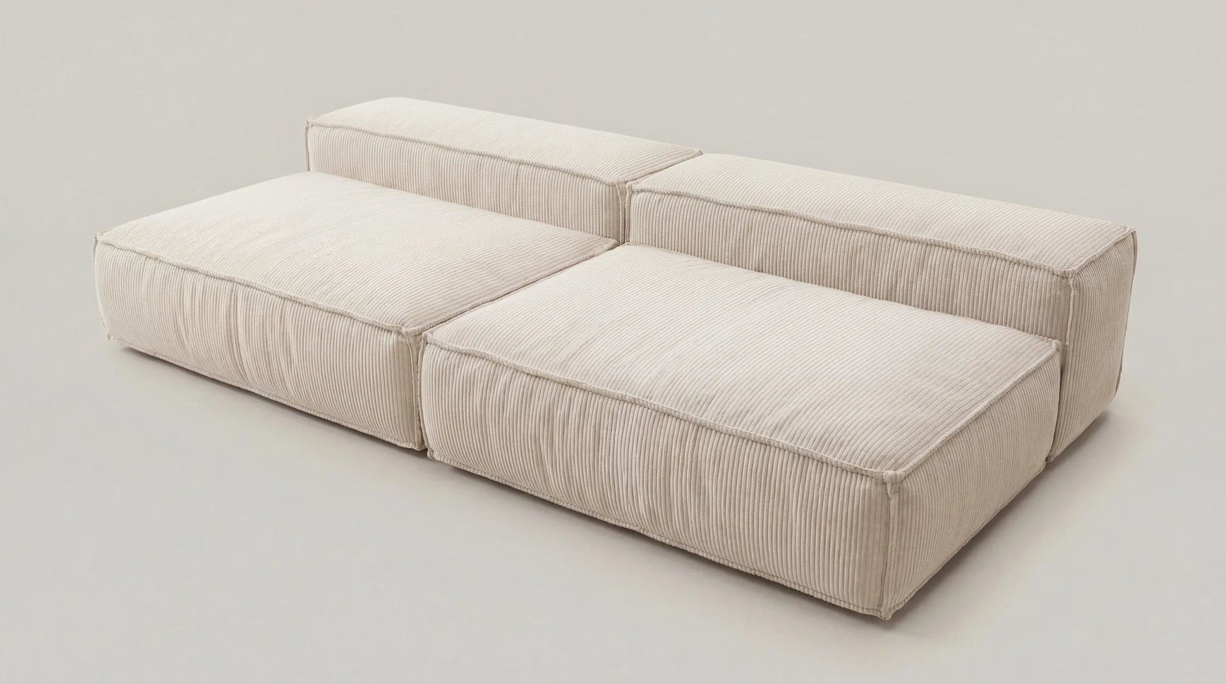 Cloud Form Linear oversized modular sofa