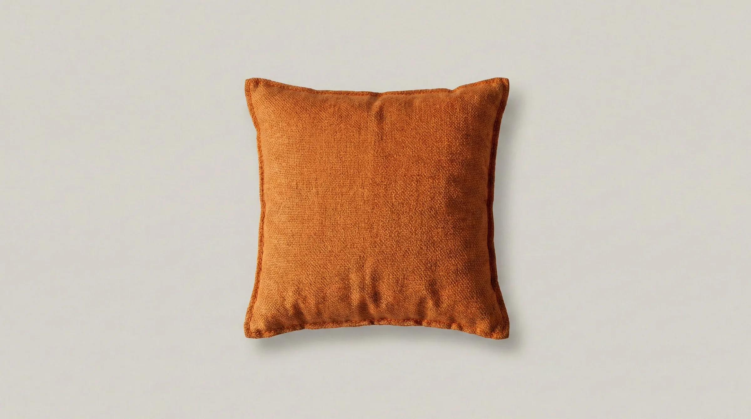 Cloud Form Pillow oversized cushion in terracotta finish